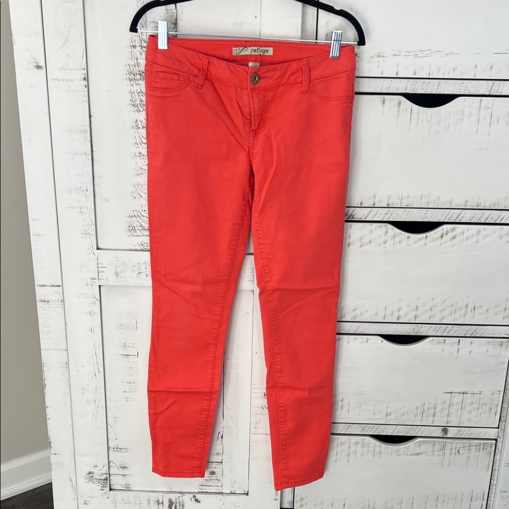 Refuge Bright Red Jeans
